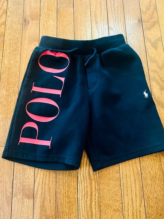 Polo Ralph Lauren Other - Polo Ralph Lauren Boys Shorts Black Big Logo Athletic Fleece Size 8